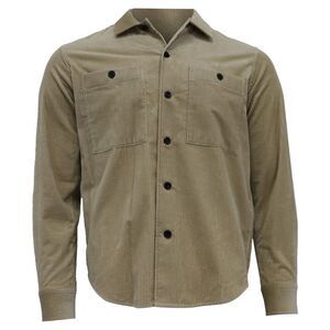 Mr. P. Button-Down Shirt in Brown Corduroy